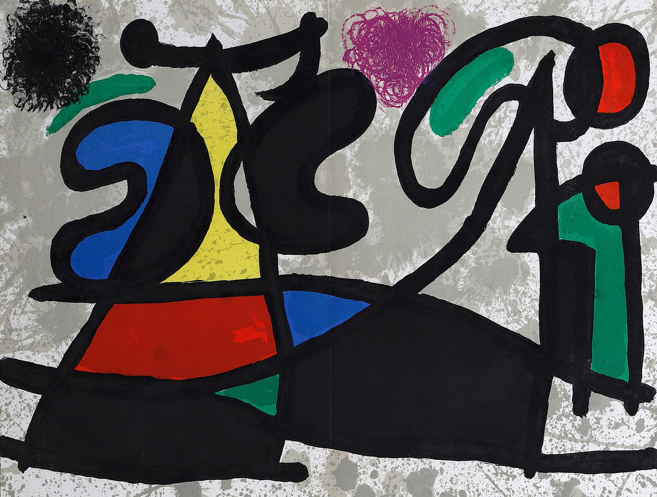 AFTER JOAN MIRÓ. Untitled.