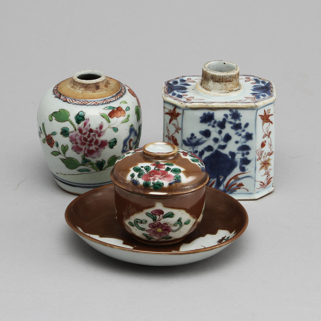 PORSLIN, 4 delar, Kina, 1700-tal.