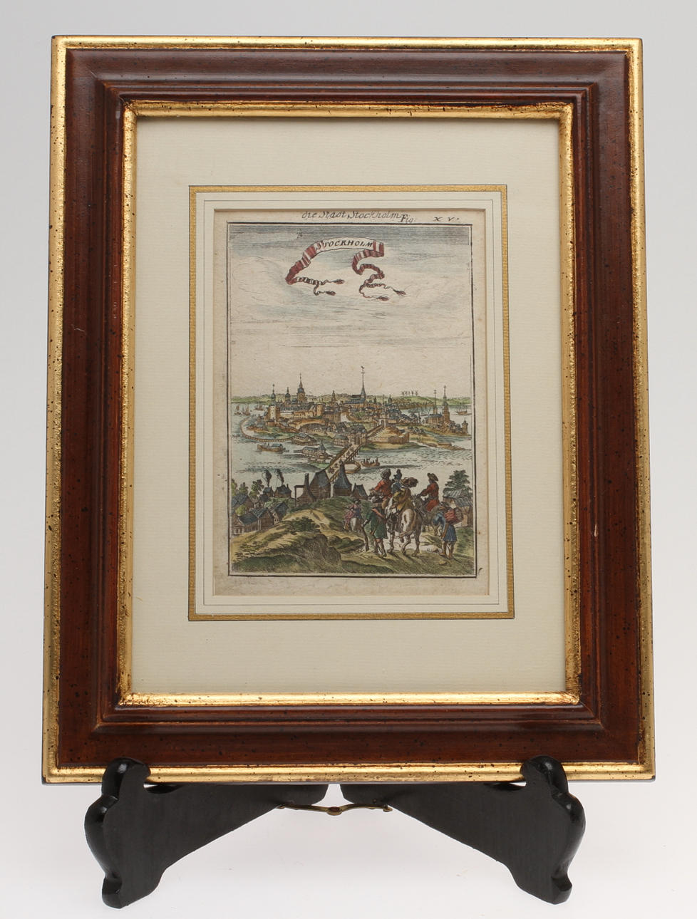 KOPPARSTICK, Bild av Stockholm, 1700-tal.