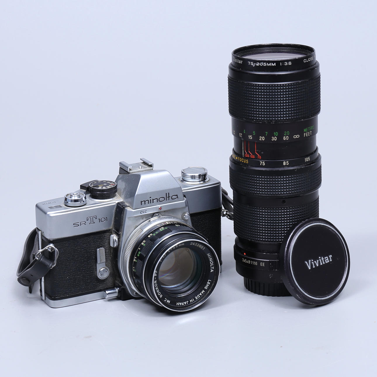 SYSTEMKAMERA samt OBJEKTIV, Minolta samt för Konica.