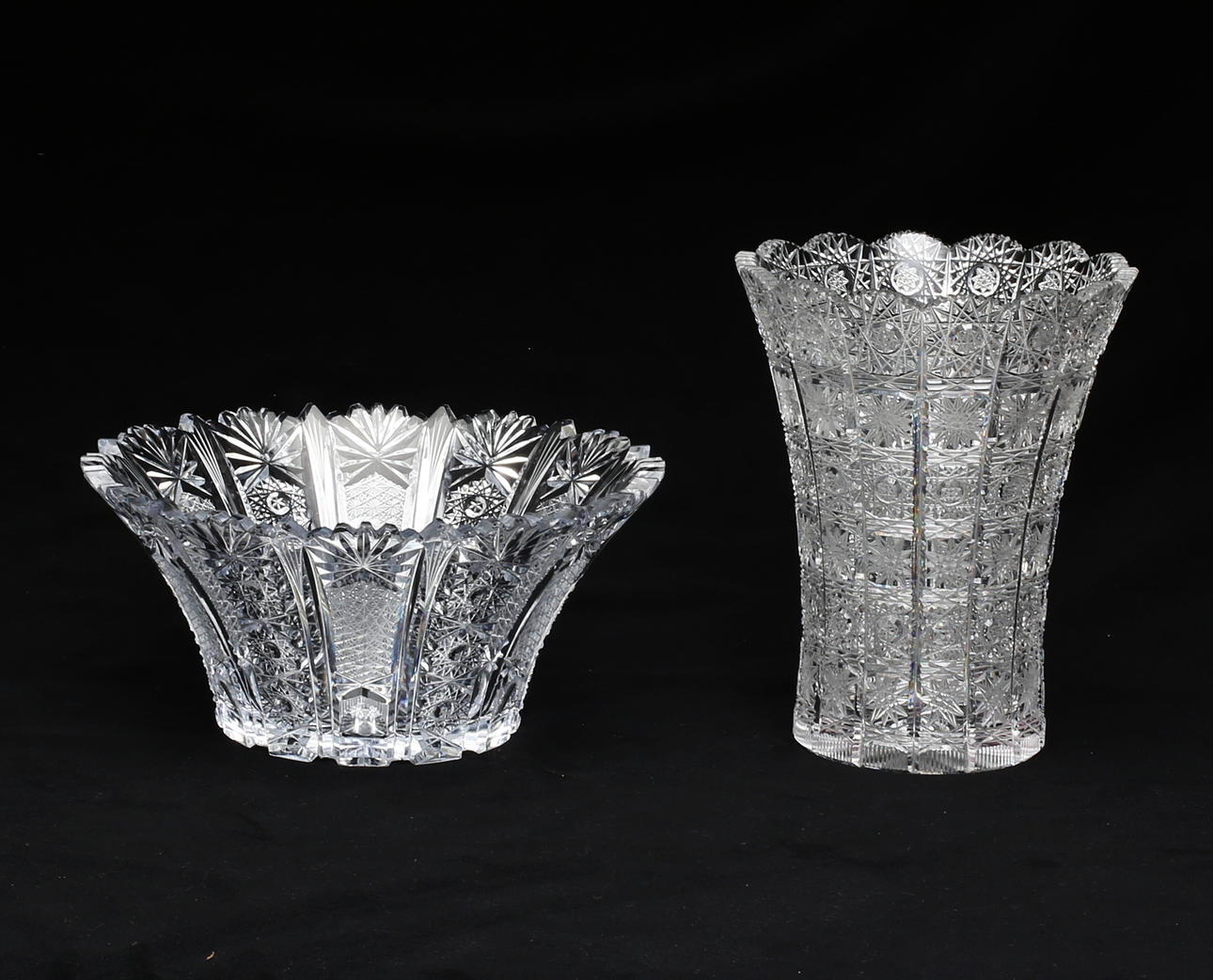 SKÅL samt VAS, kristallglas, 1900-tal.