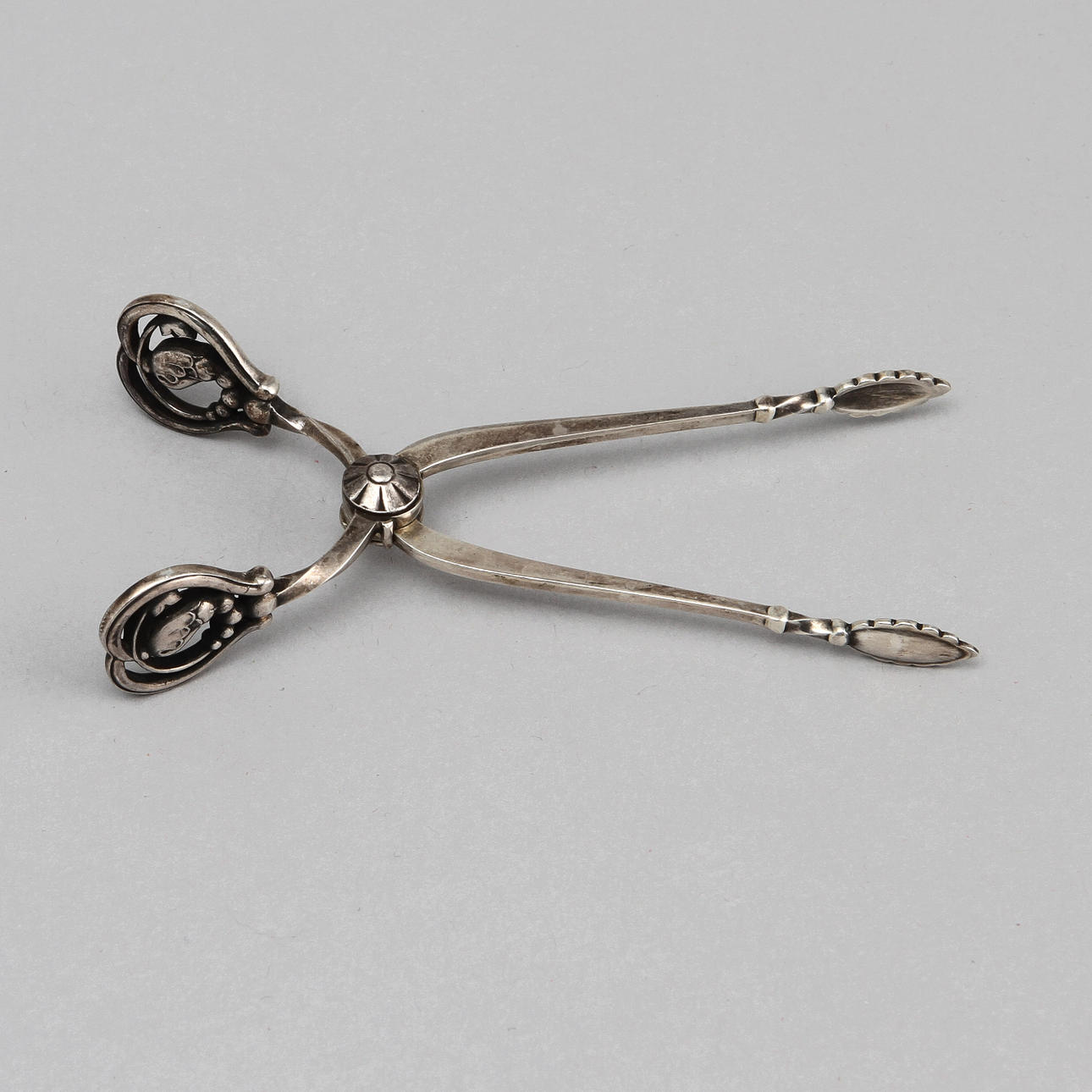 GEORG JENSEN. Sockertång, silver, 1933-1944, ca 20 gram.