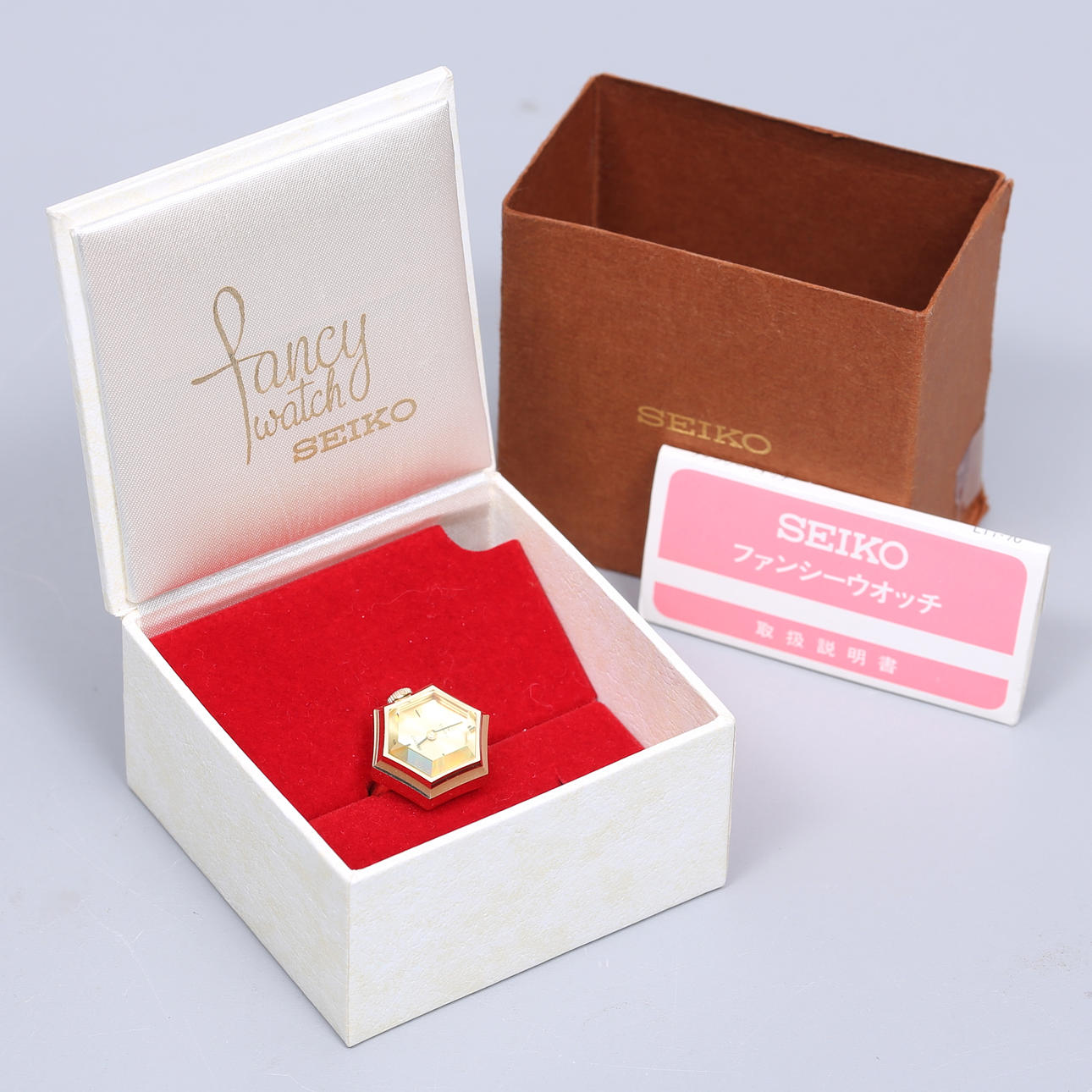 SMYCKESKLOCKA, Seiko, manuell, 1970-tal.