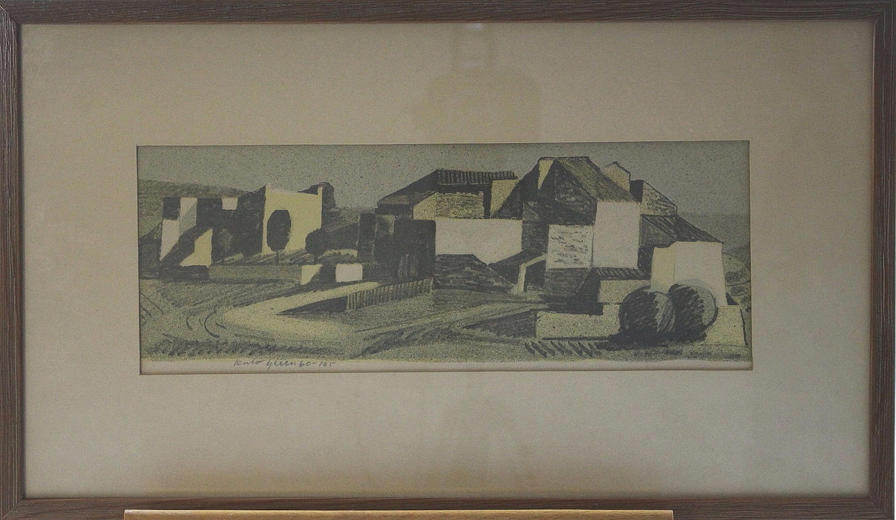 KULO GREEN. litografi, signerad, numrerad 60/125.