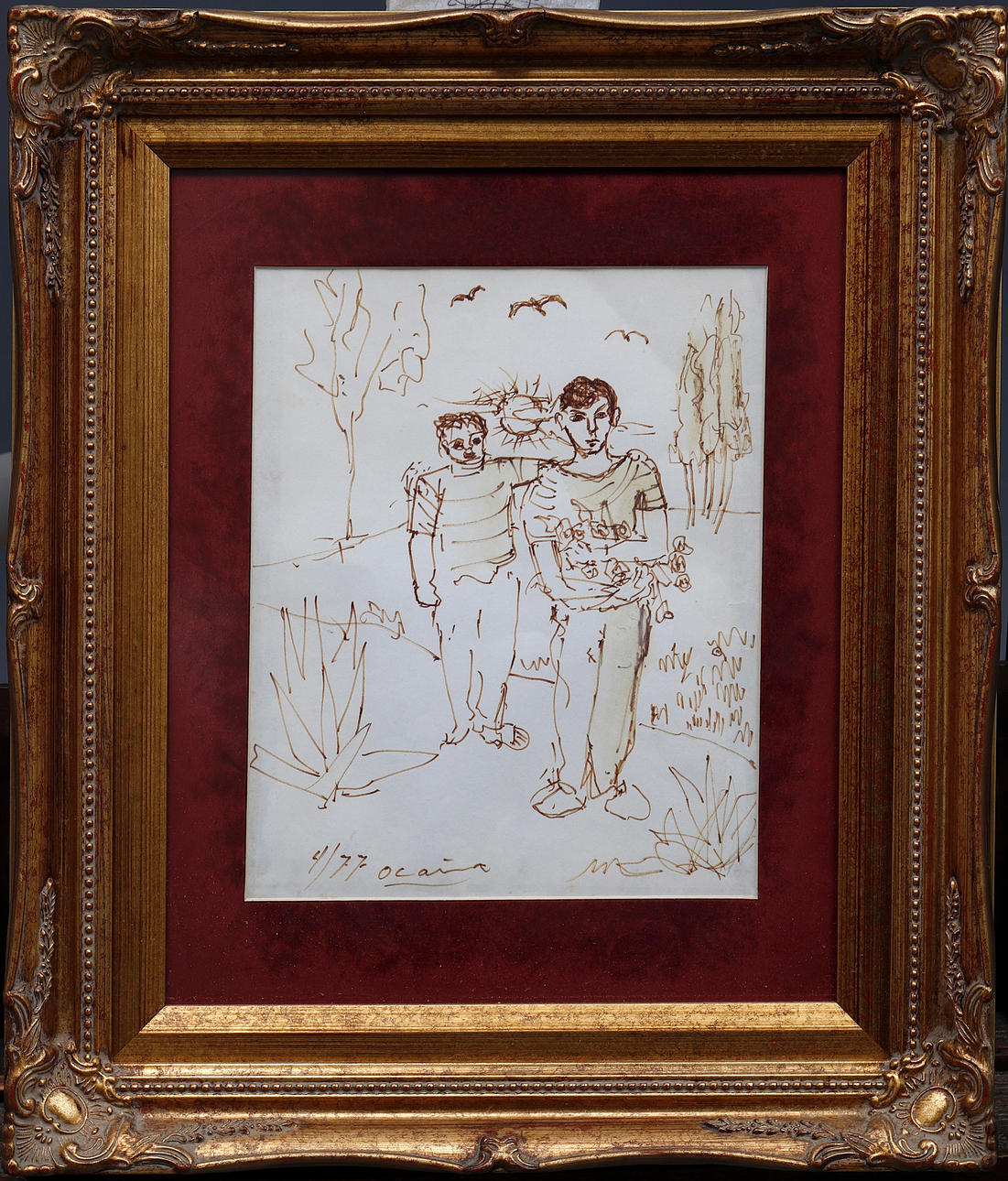 JOSÉ PÉREZ OCAÑA, "OCAÑA". Dos jóvenes.