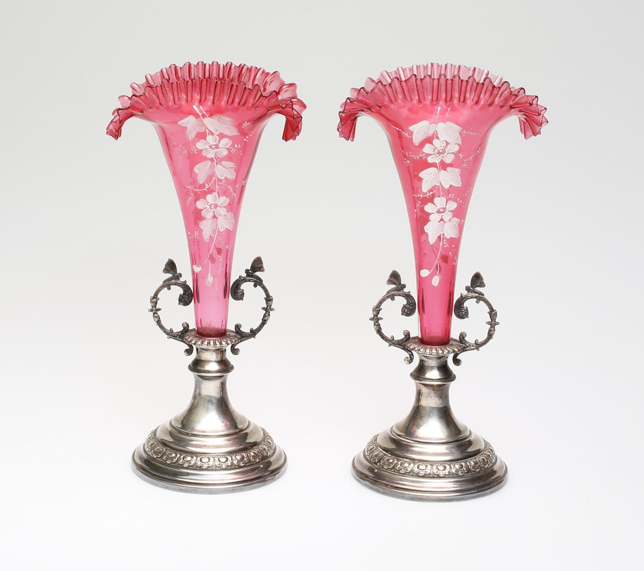 VASER, 1 par, flussglas 1800-tal.