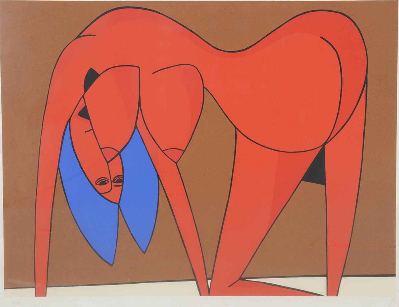 RALF ARZT. Färgserigrafi.