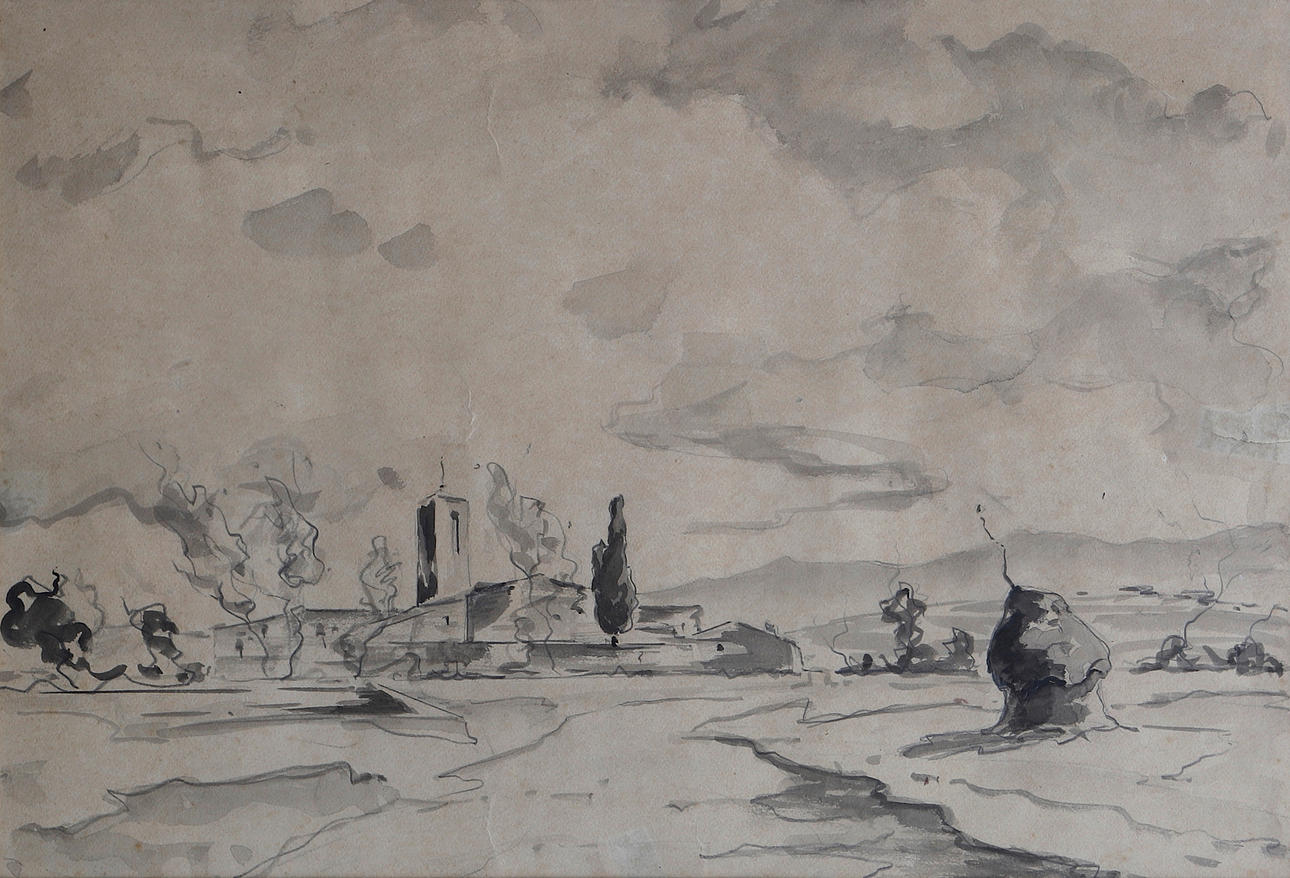 LLUÍS MARIA GÜELL. Landskap.