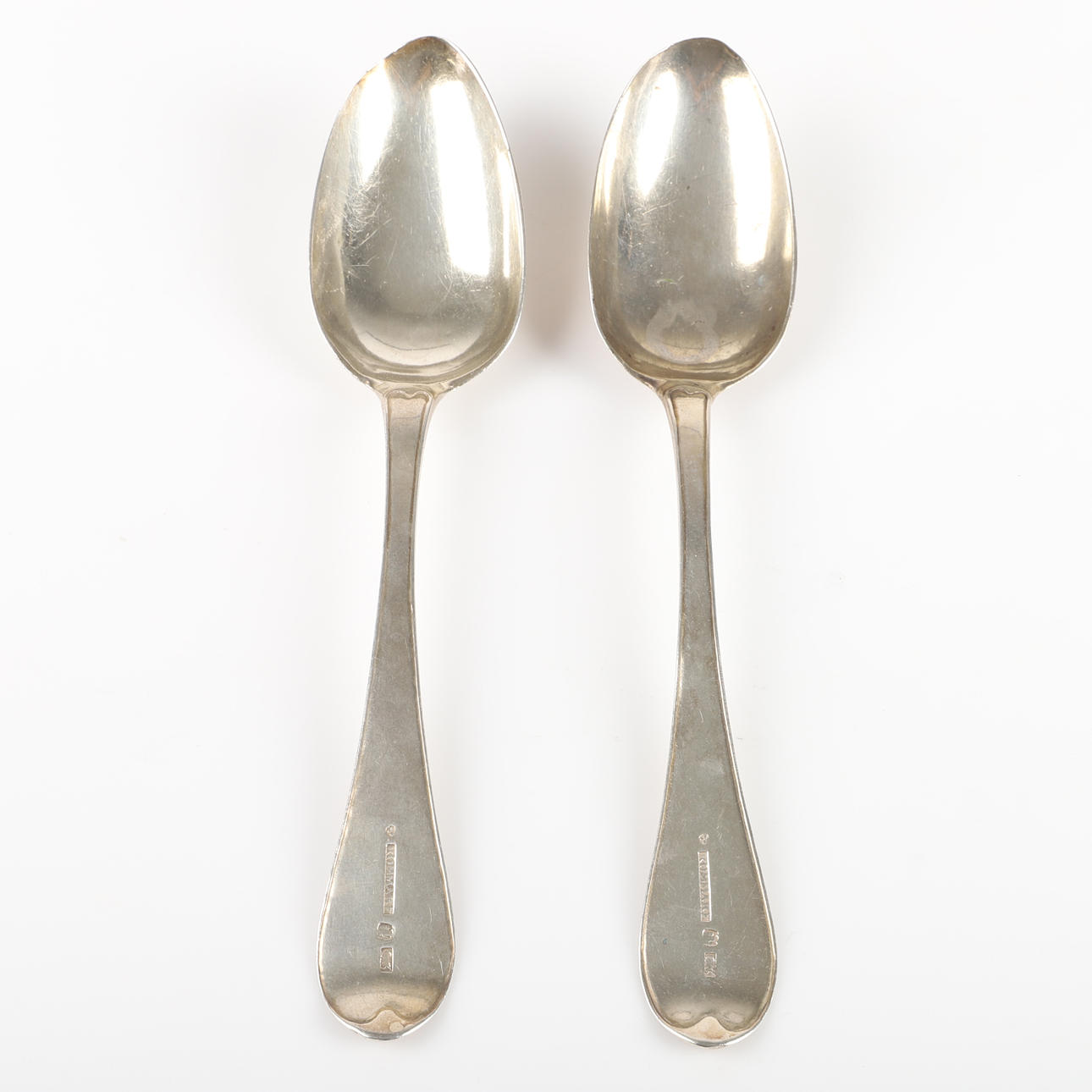 PAUL ROMMARE. Spoons, 1 pair, silver, 1809.
