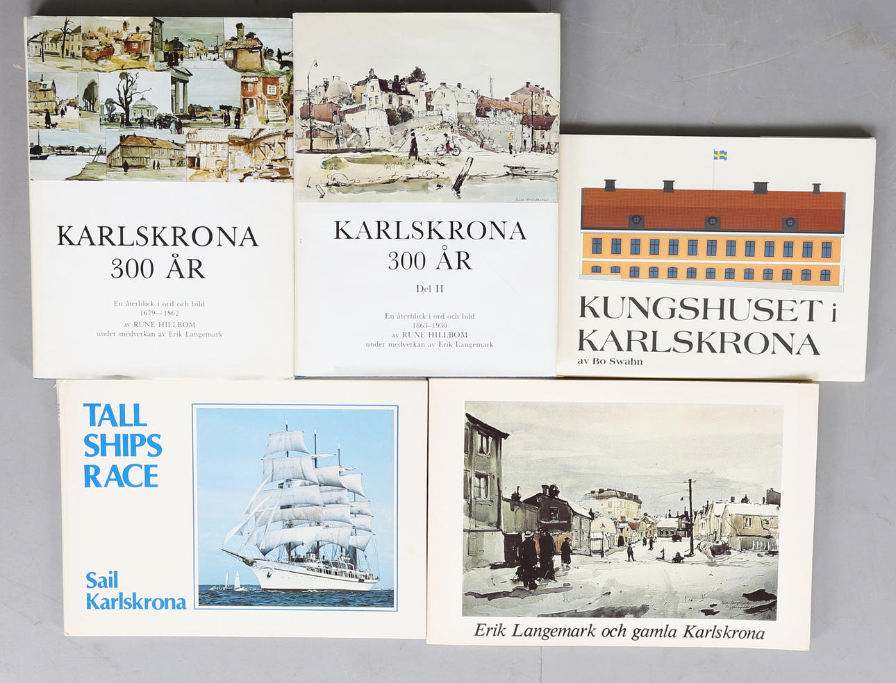 PARTI BÖCKER, 5 st, Karlskrona.