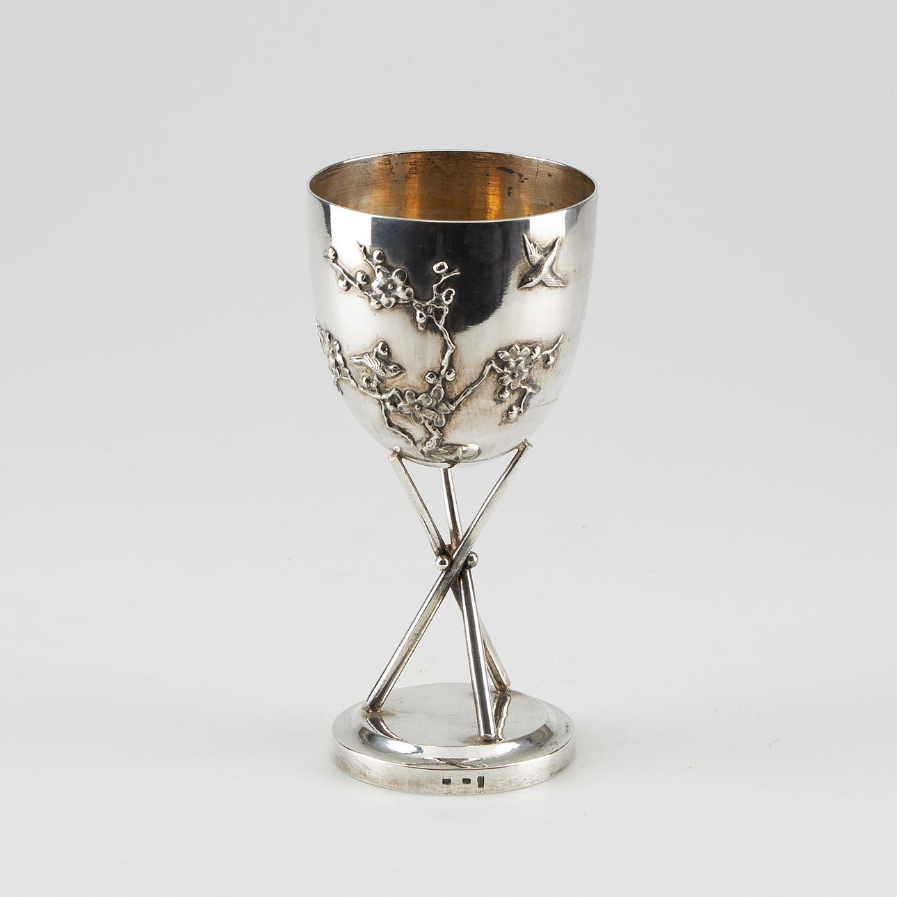 BEAKER, silver, Japan.