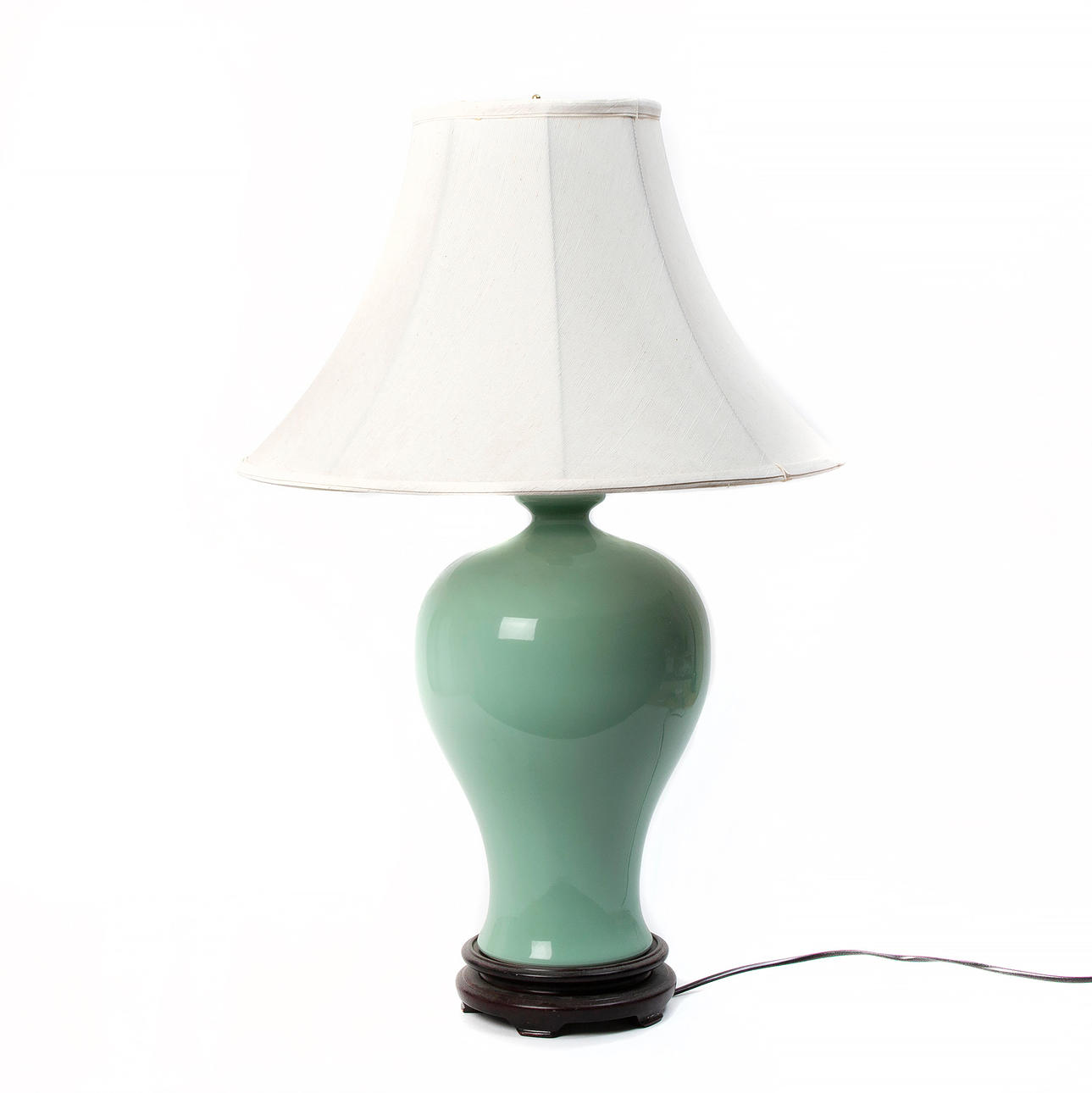 LÁMPARA DE MESA, Asiática, Siglo XX.