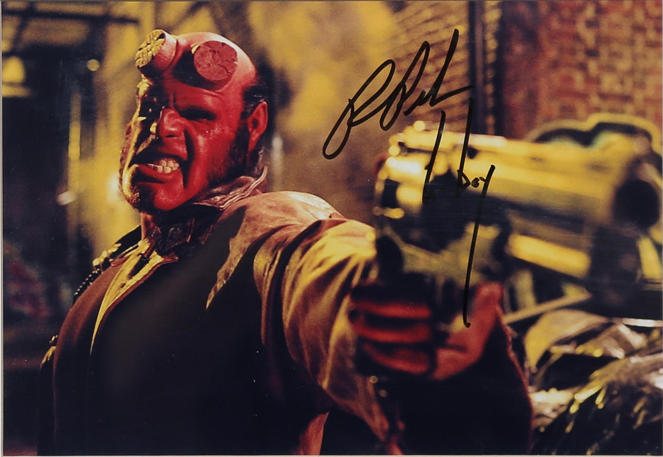 PICTURE with AUTOGRAPH, Ron Perlman, Hellboy.