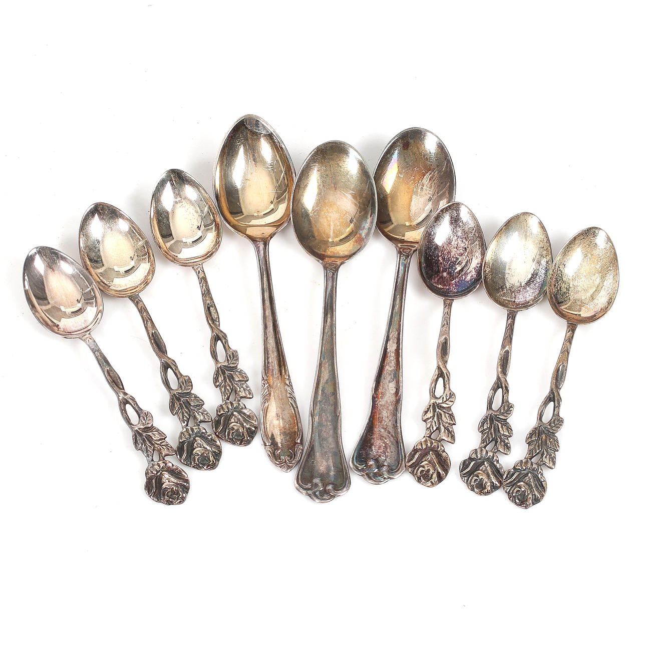 MOKKA / KAFFEELÖFFEL, Silber, 1900er.