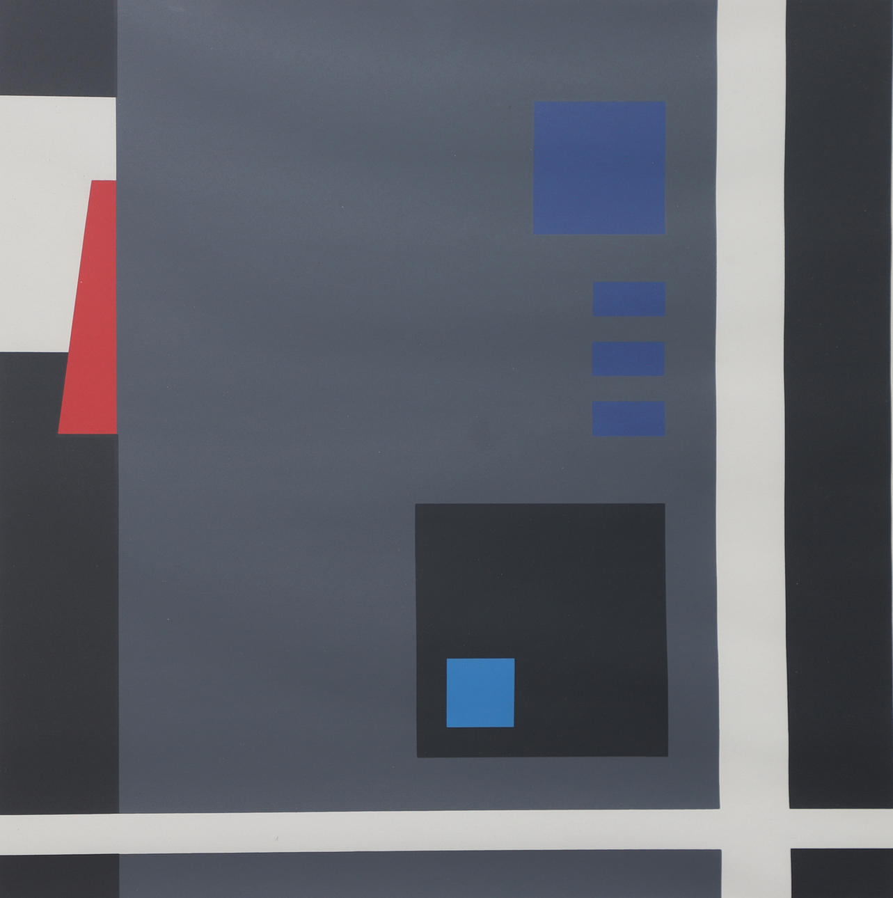 JETTE THYSSEN. Lithograph, abstract, signed, numbered 24/75.