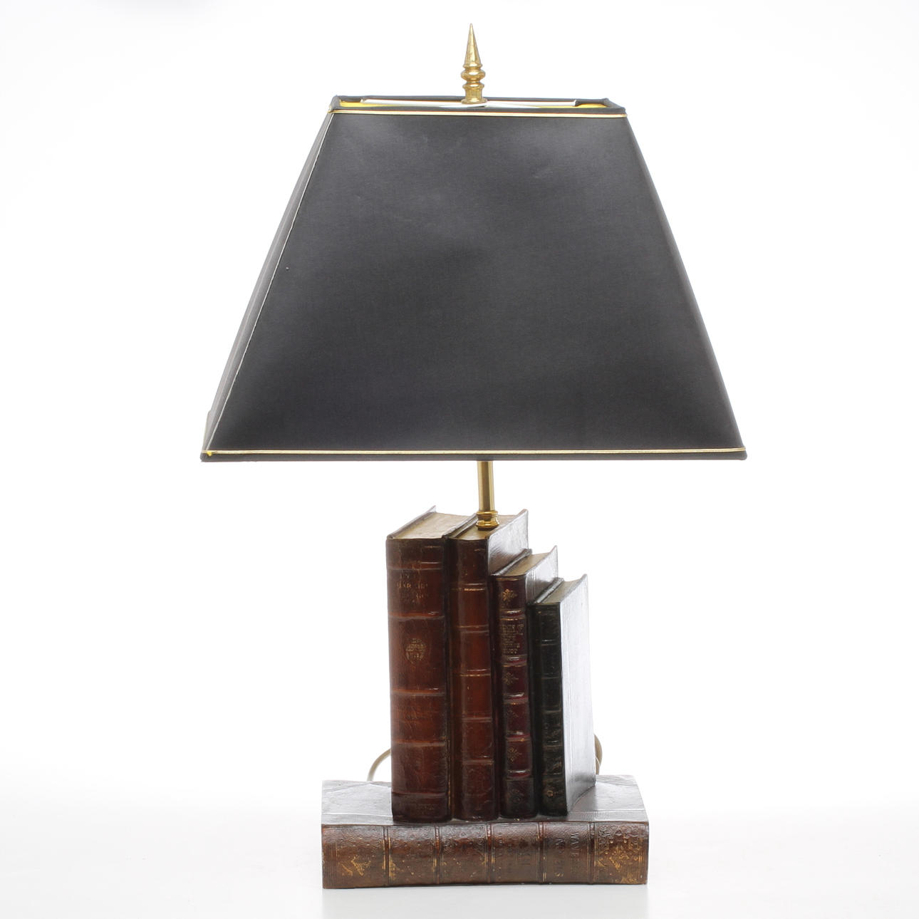 BORDSLAMPA, i form av gamla böcker, 1900-talets andra hälft.