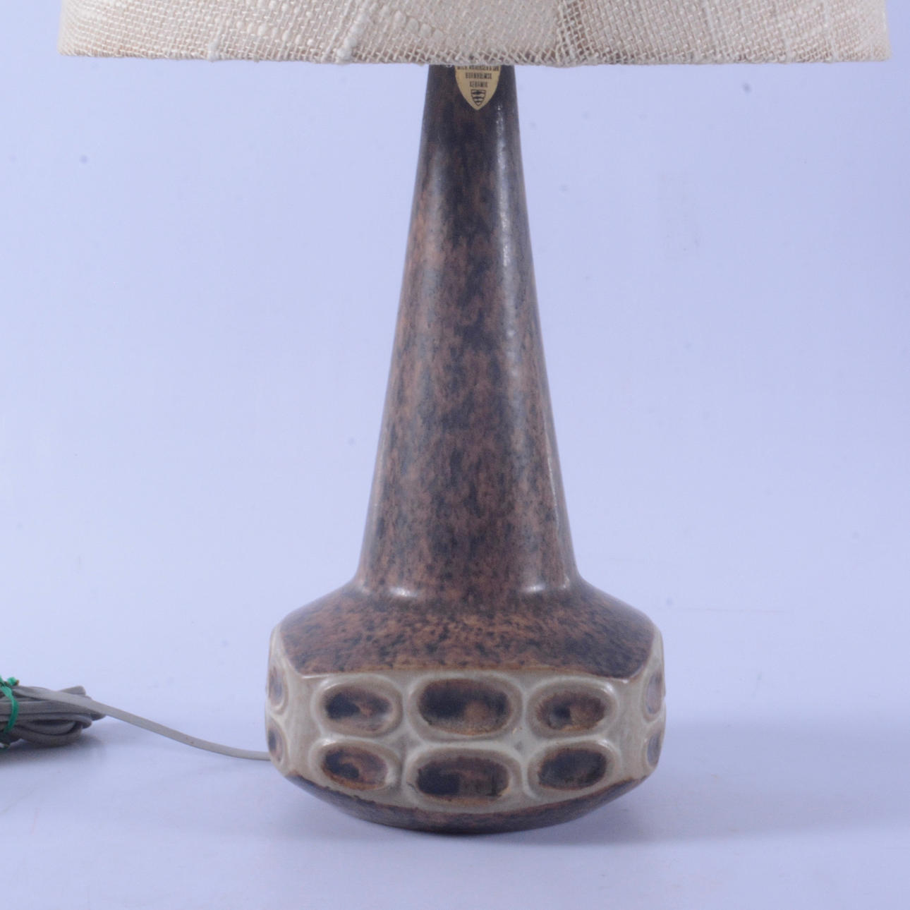 TABLE LAMP, ceramics, Michael Andersen & son, Bornholm.