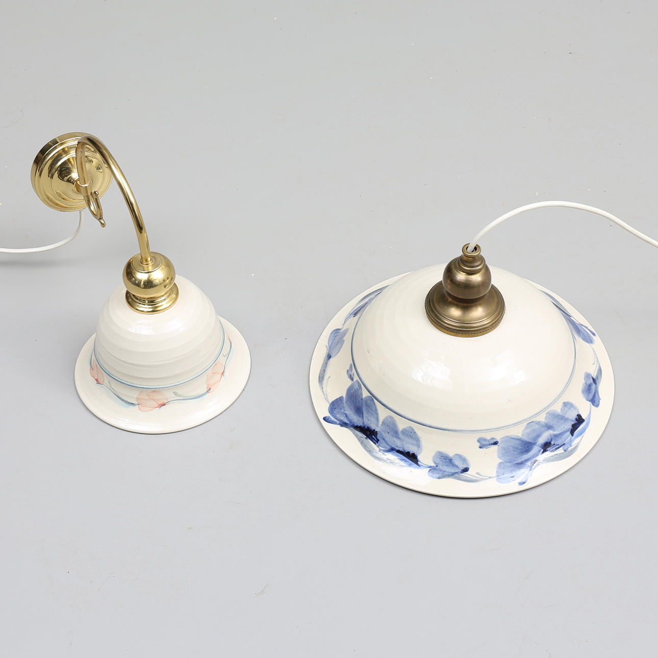 TAKLAMPA samt VÄGGLAMPA, Paradisverkstan.