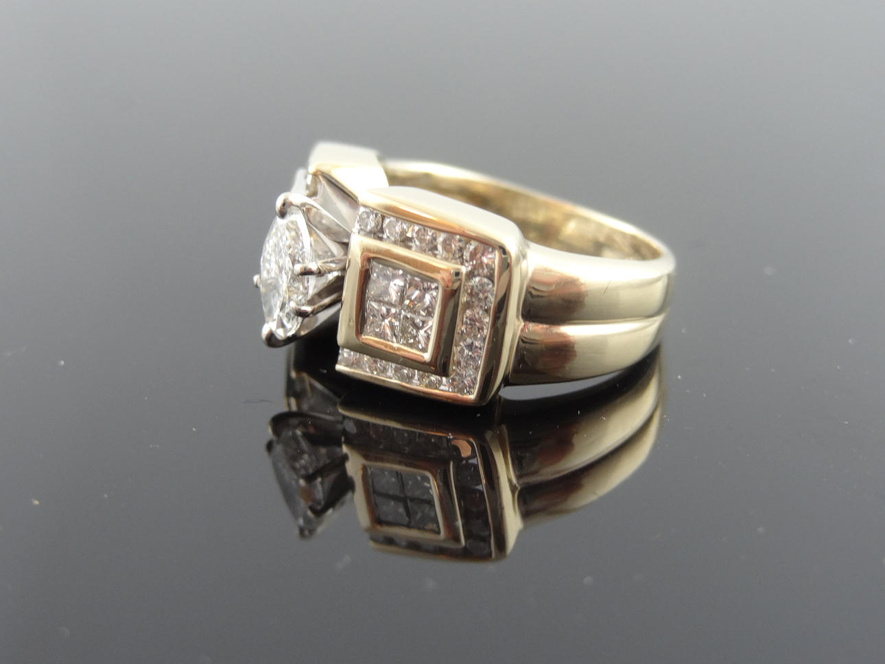 MARQUE UTTALANDE Diamantring 1,37cts.