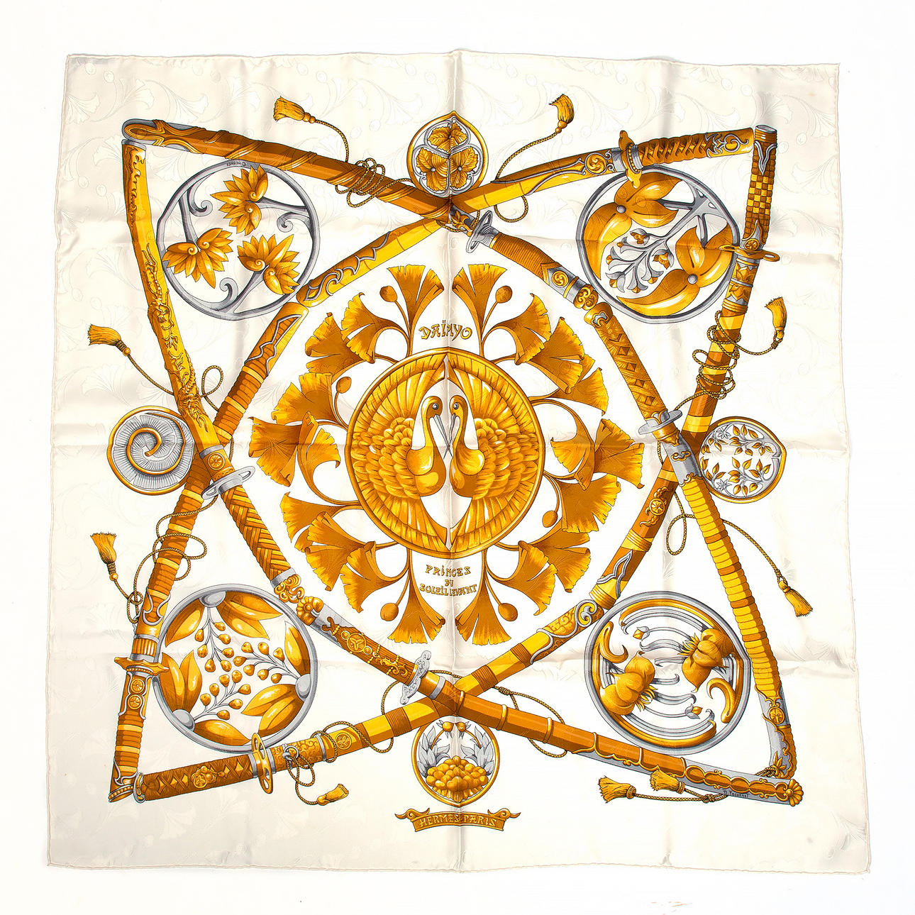 HERMÈS, scarf, "Daimyo Princess du Soleil Levant".