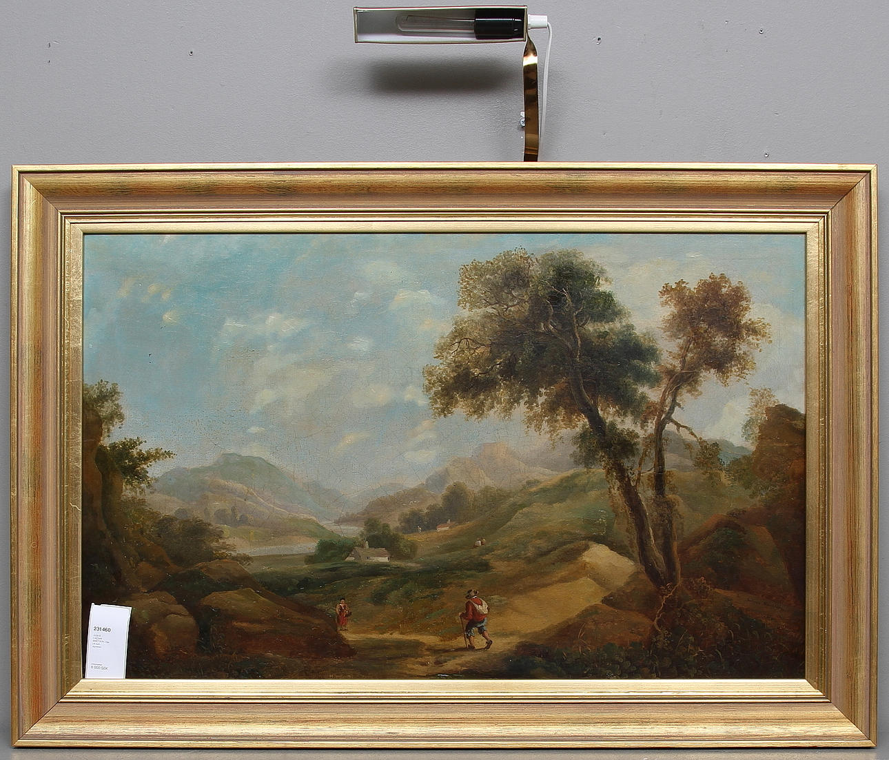 JULIUS CAESAR IBBETSON. Olja på duk, signerad.