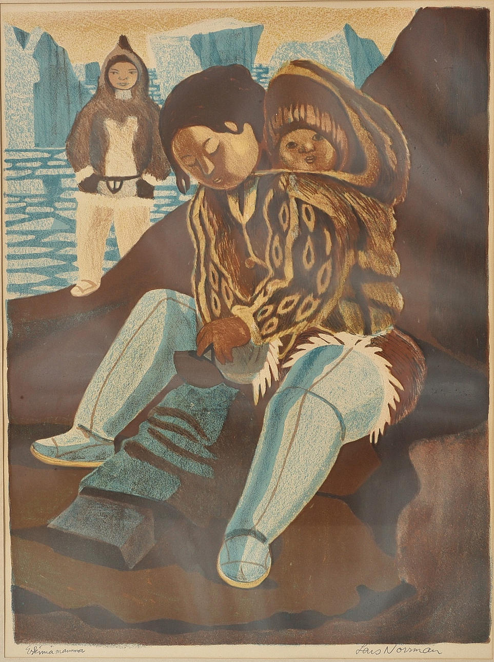 LARS NORRMAN. 1915-1979, Lithography, 