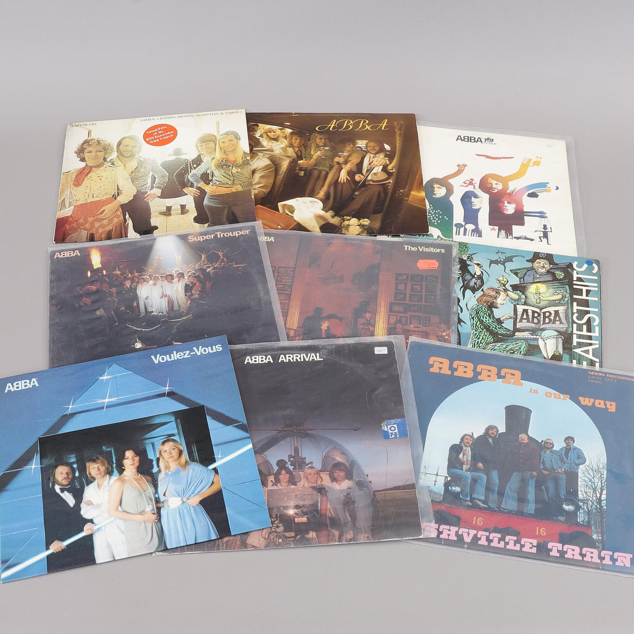 ABBA, LP-SKIVOR, 12 st vinyl.