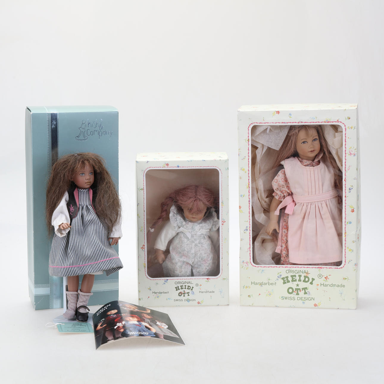 PUPPEN, 3 Stück, Heidi Ott, Kish & Company.