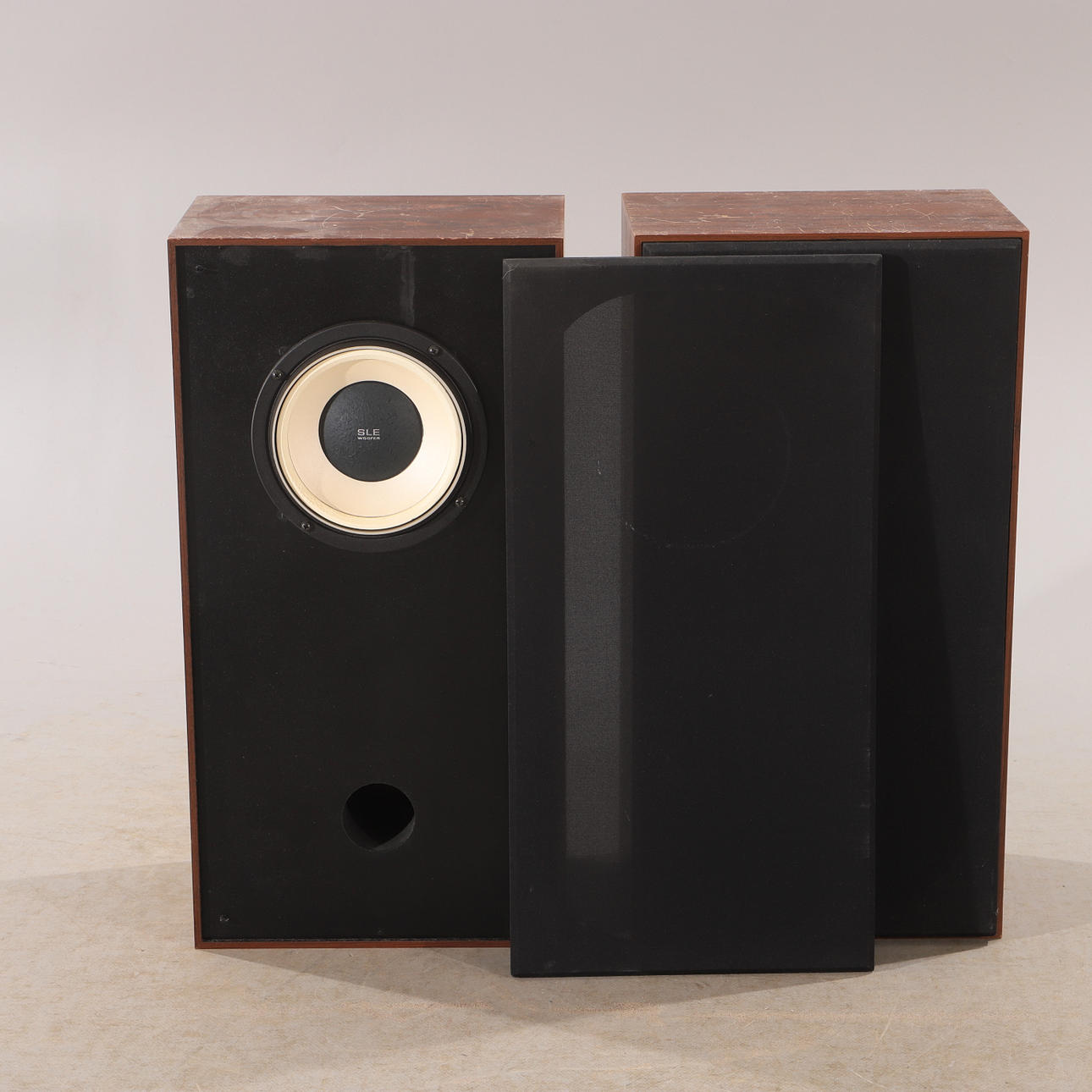 HØJTTALER, 1 par, Fostex SLE bashøjttaler.