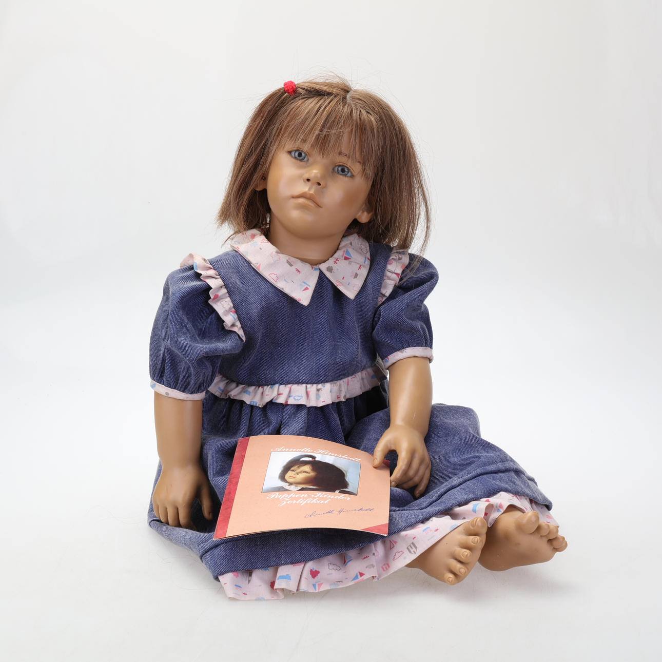 ANNETTE HIMSTEDT. Puppe, "Friederike", Puppen-Kinder.