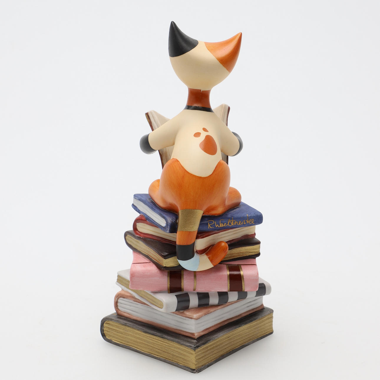 Goebel Rosina Wachtmeister Mini Cat Figurine Sitting Rare Art Décor Collectible