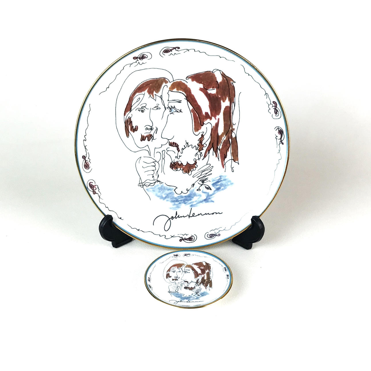 JOHN LENNON. LOOKING BACK COLLECTORS PLATE.