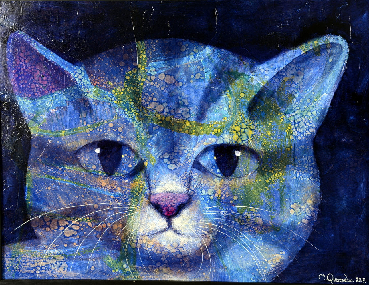 MICHAEL QVARSEBO. Olja på pannå.