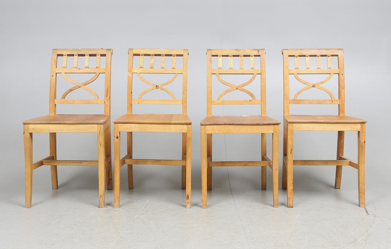 STOLAR, 4 st, Östgötamodellen, 1900-tal.