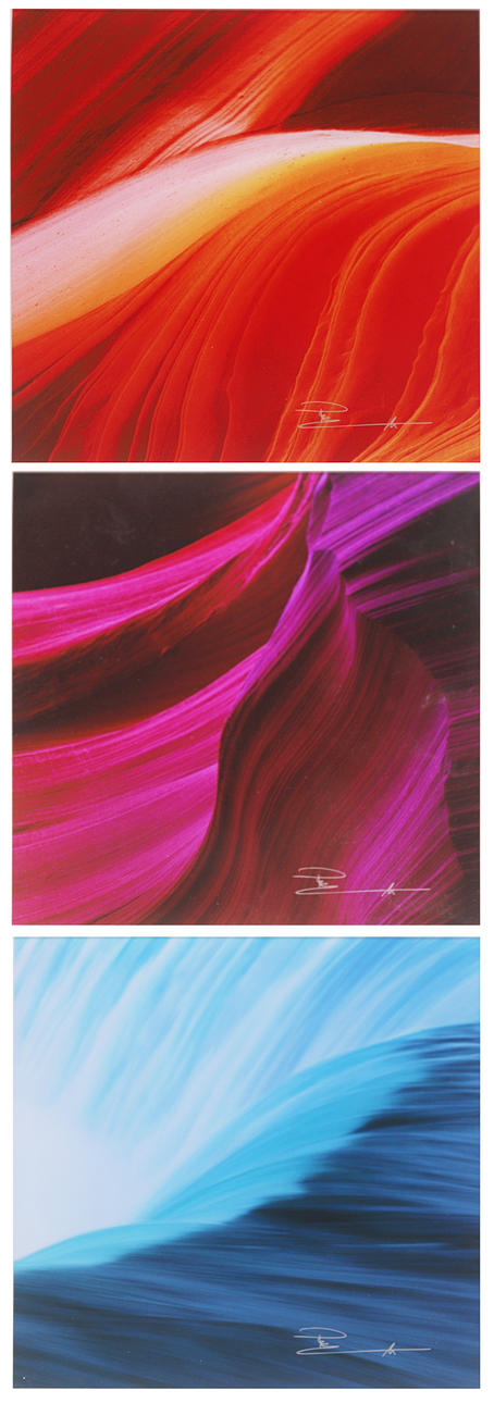 PETER LIK (1959). FOTO "CURVES ELEMENT" PACKUNG MIT 3 ELEMENTEN.