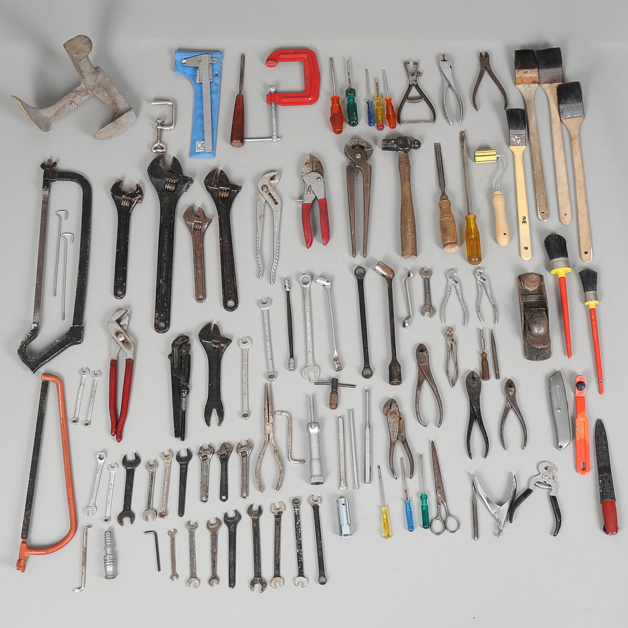 PARTI VERKTYG och skomakarstäd, ca 30 st.