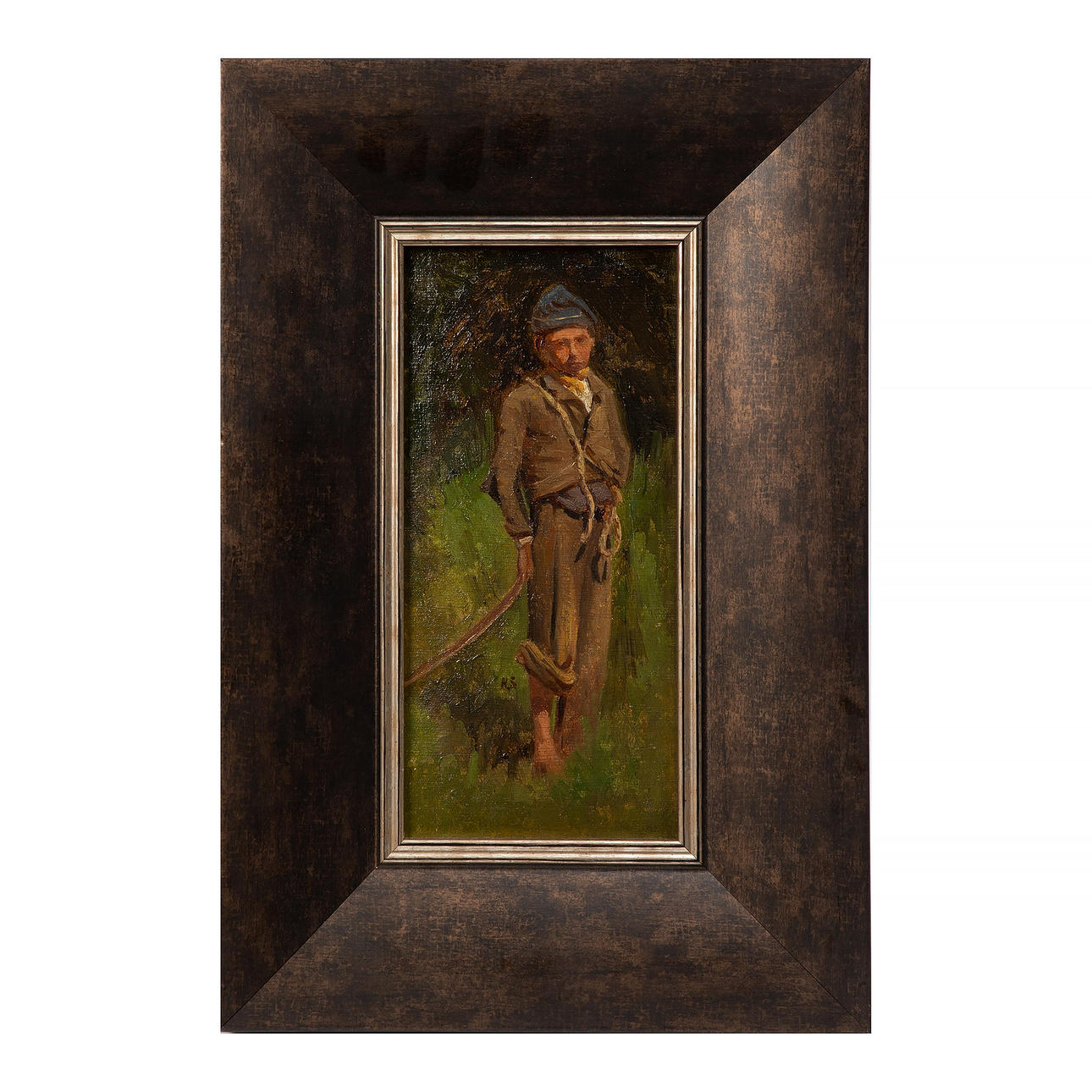 HUGO SIMBERG. óleo sobre Tabla, firmado.