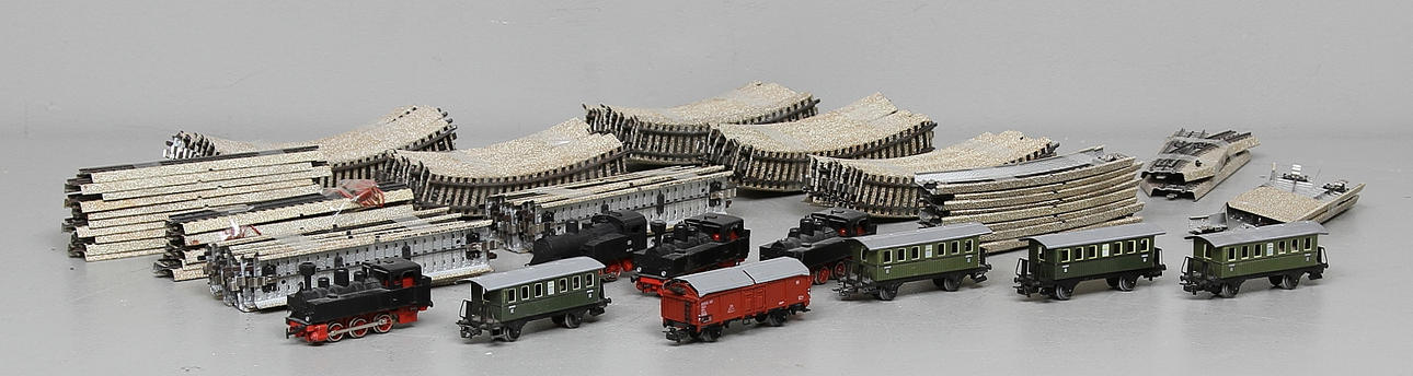 RÄLS, LOK och VAGNAR, Märklin, Tyskland.