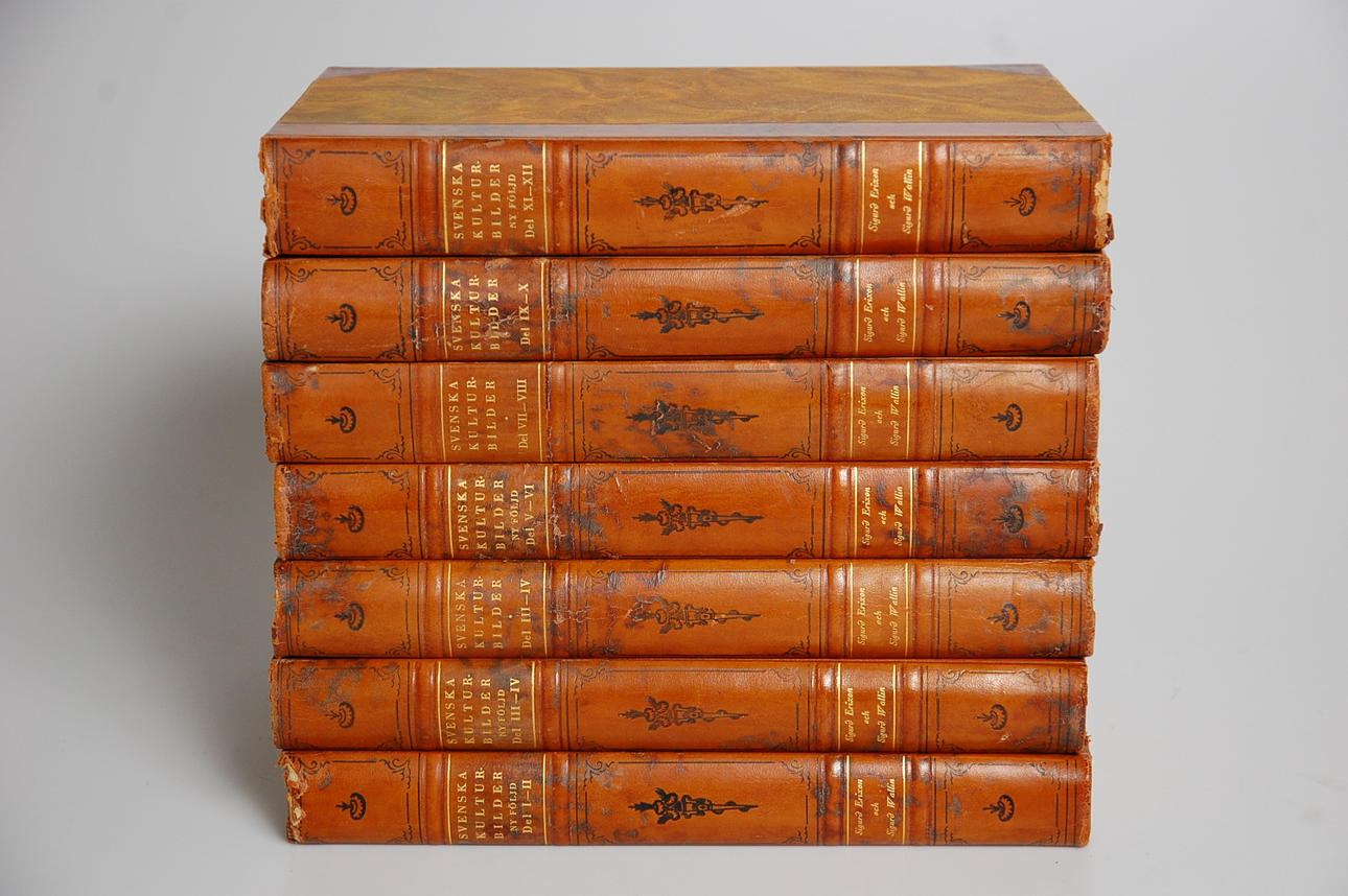 BOKVERK, 6 + 1, Svenska kulturbilder, Sigurd Erixon, Sigurd Wallin.