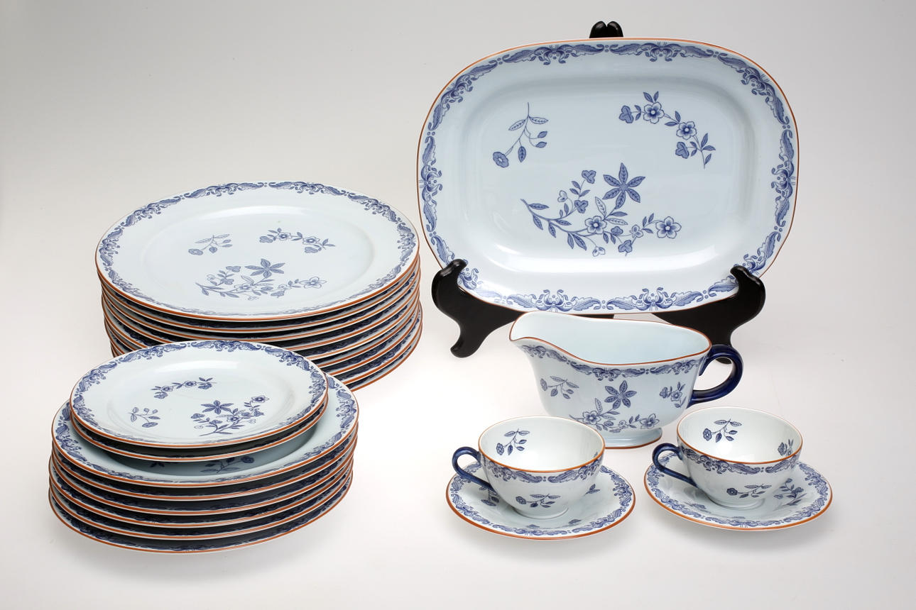 SERVIS, 21 delar, Ostindia, Rörstrand.