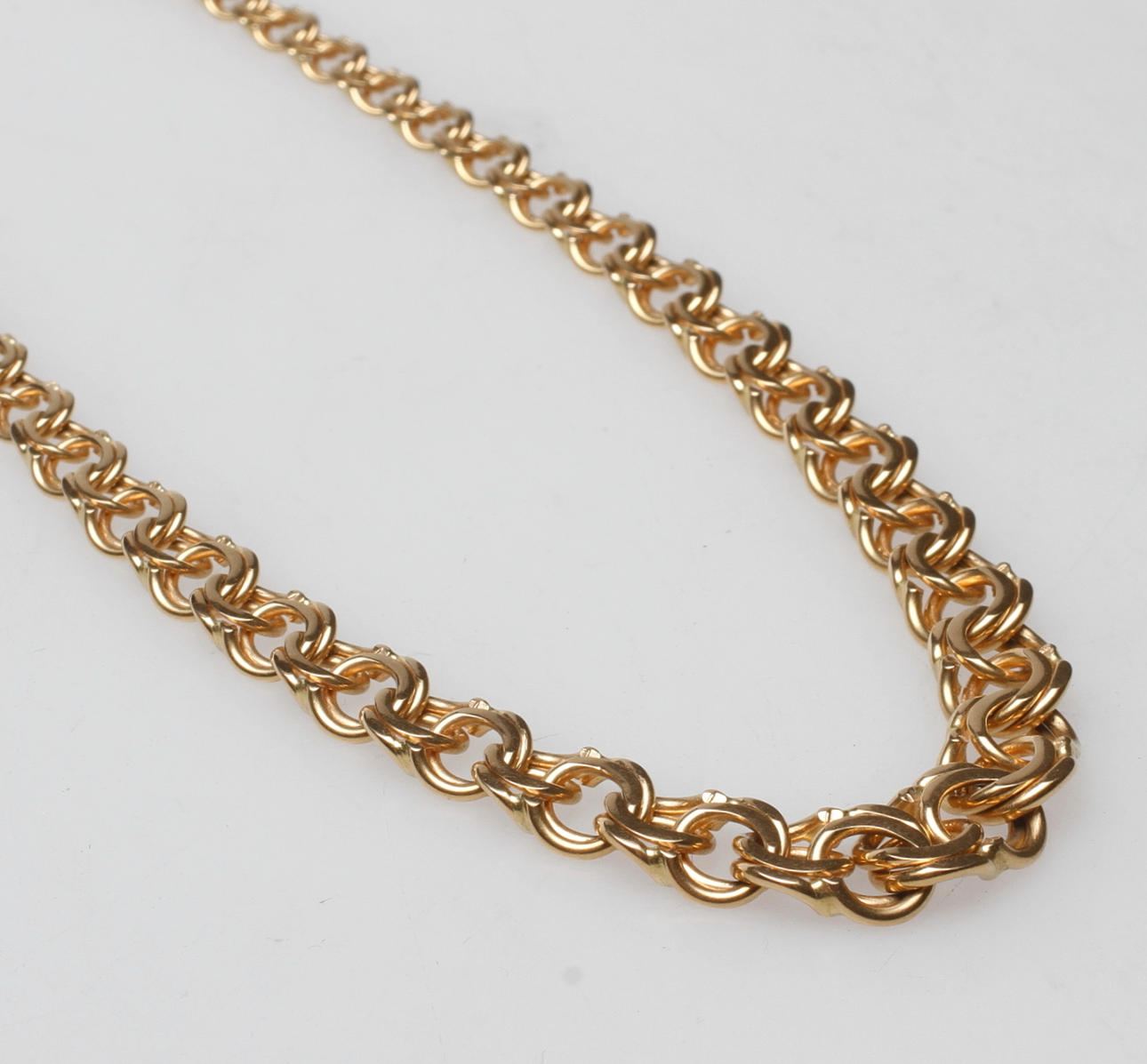 HALSBAND BISMARCK, 18k guld, vikt ca 33,4 gr.