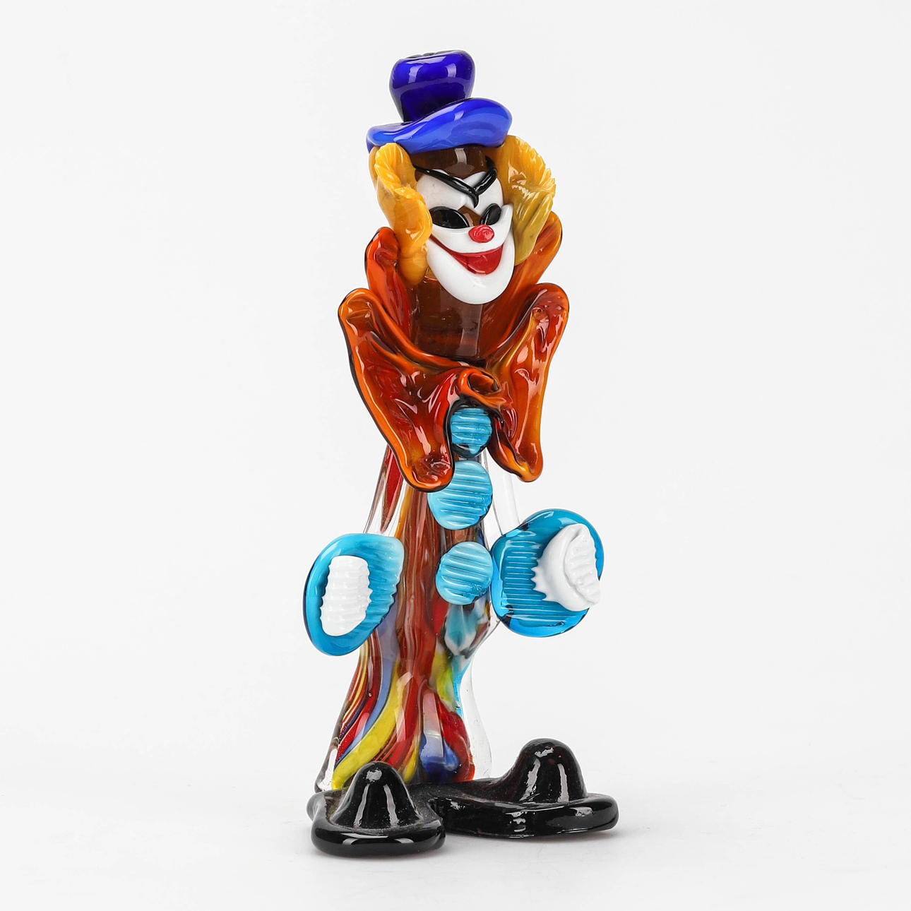 FIGUR Glas, Clown, Murano.
