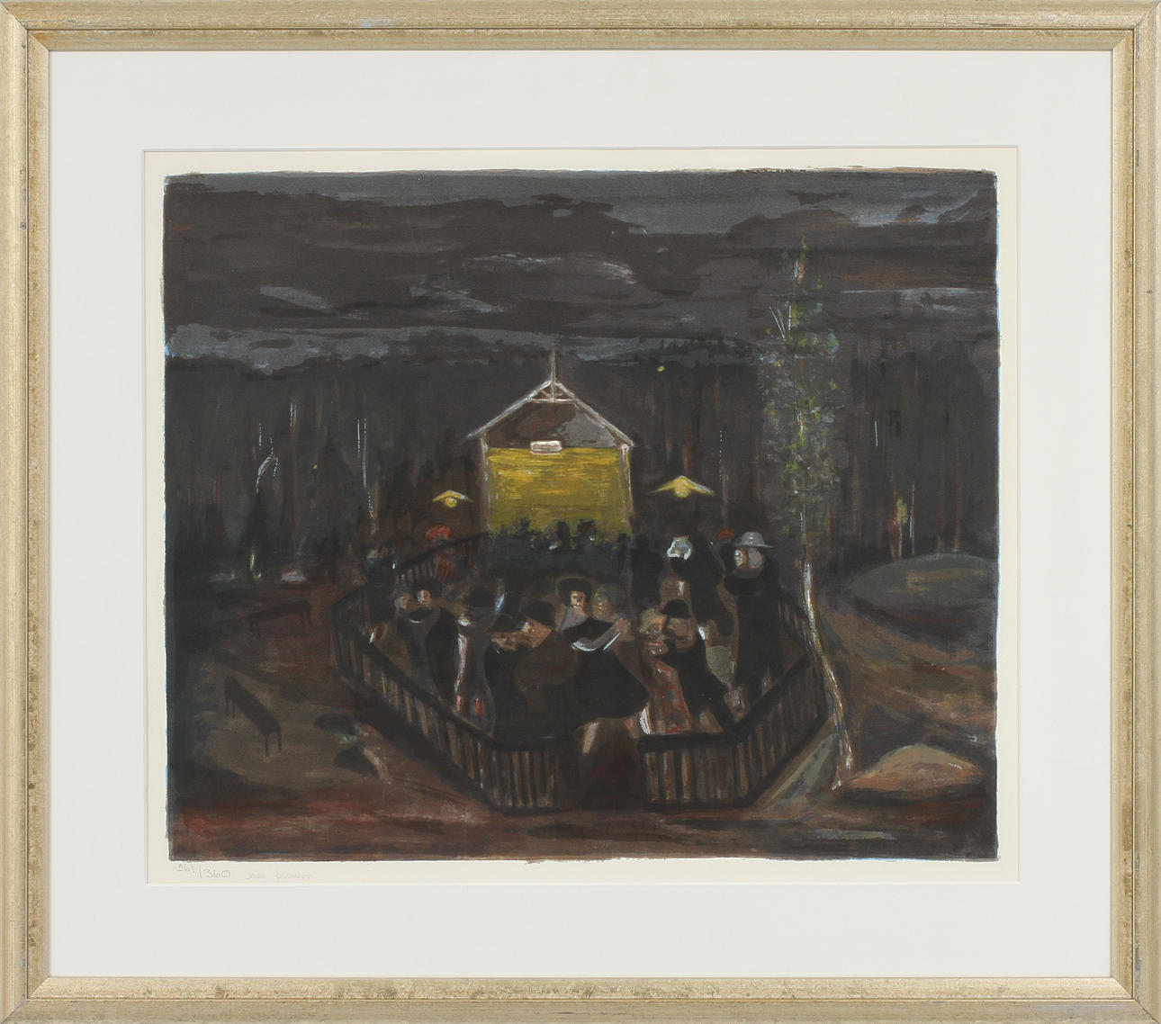 SVEN ERIXSON. "Dansbanan", litografi, sign o num 261/360.