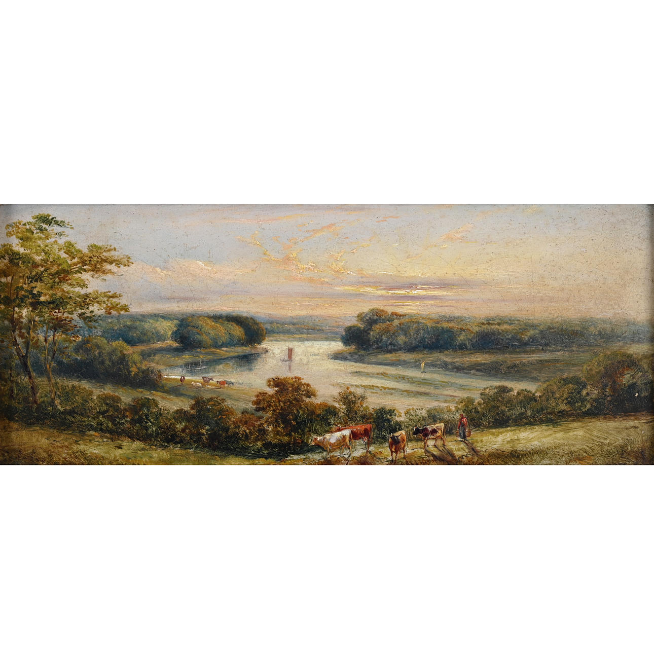 CIRCLE OF GEORGE VICAT COLE (1833-1893). THE THAMES FROM RICHMOND HILL.