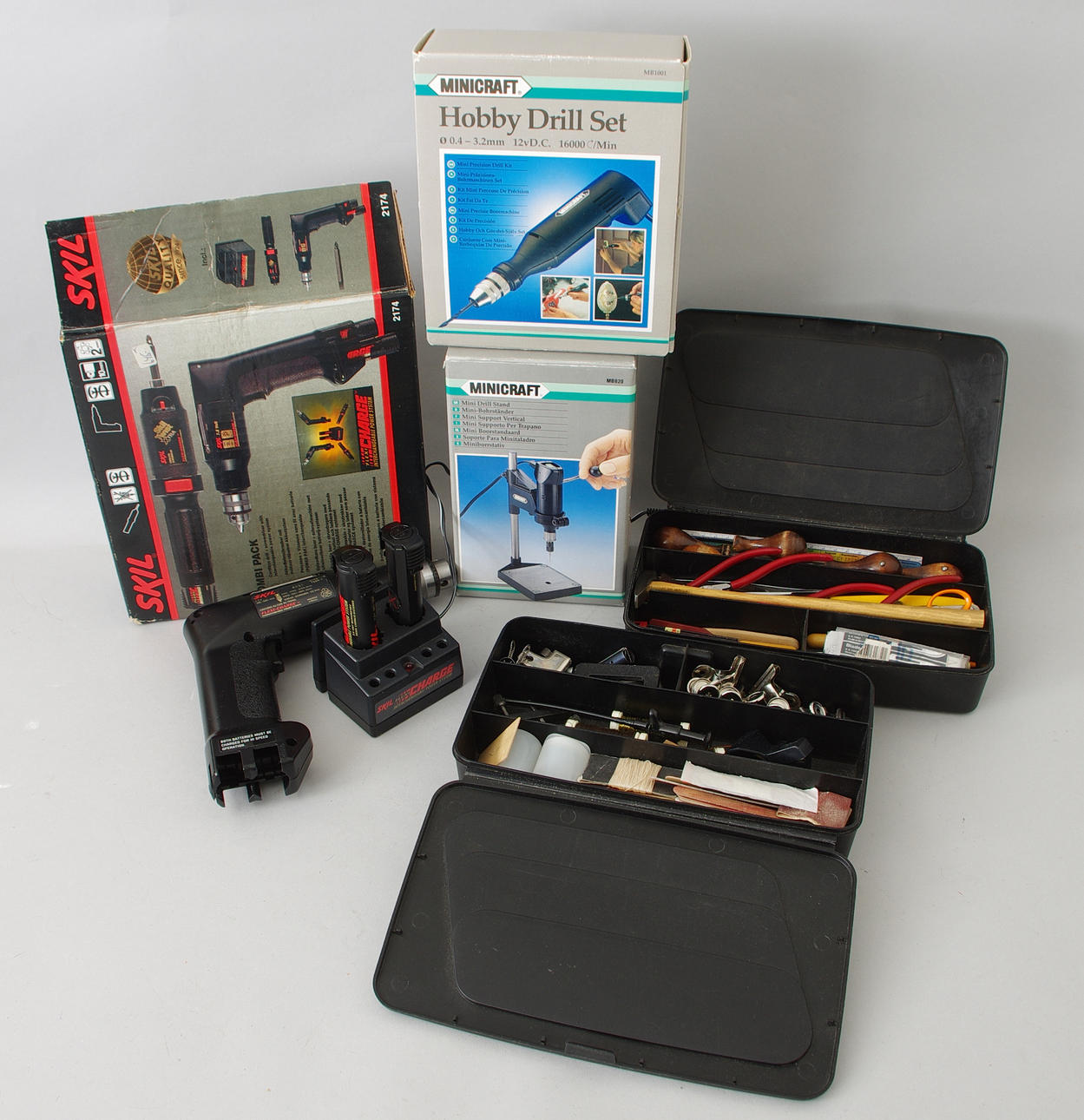 BORRMASKINER, VERKTYG M.M.