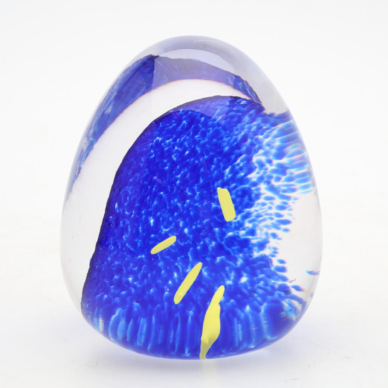 SKULPTUR, ägg, konstglas, Eld & Luft, Båstad.