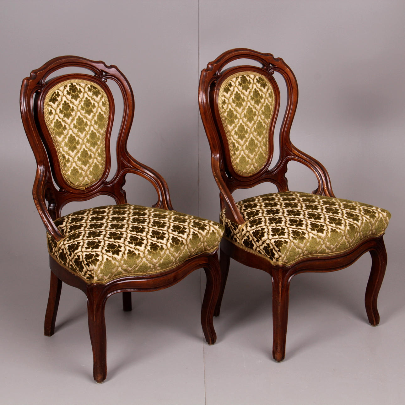 STOLAR, ett par, rokokostil, 1900-tal.