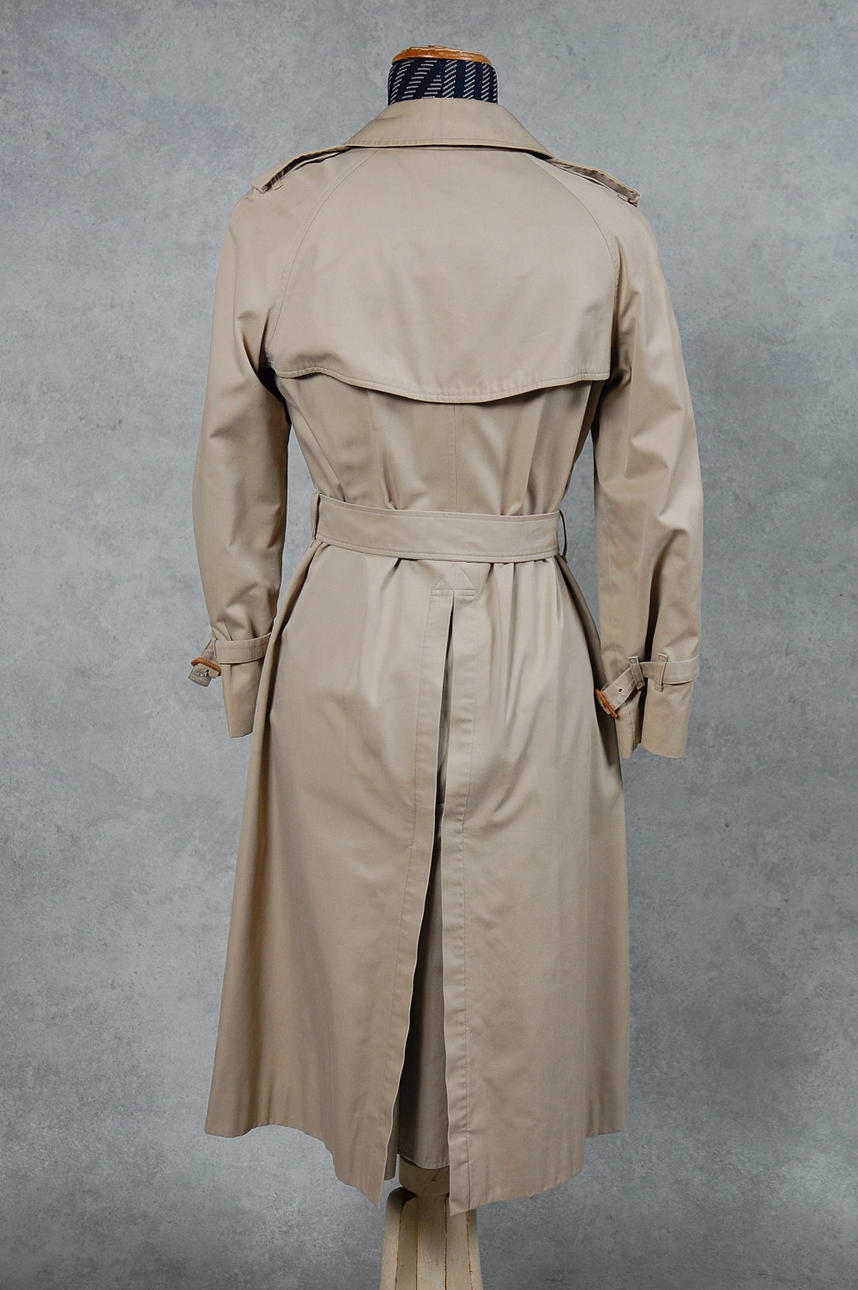 90s Vintage Burberry's Cashmere混 Coat Authentic Vintage Burberrys' Double-breasted Rain Trench