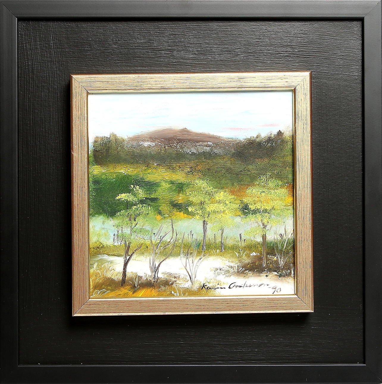 KARIN ANDERSSON. Olja på duk, signerad och daterad -90.