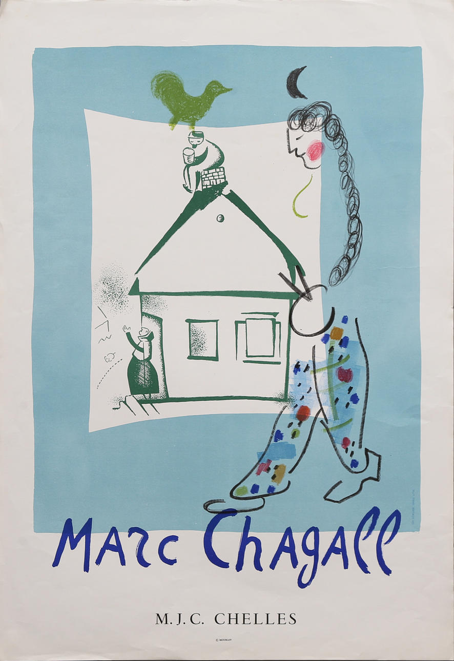MARC CHAGALL. EFTER. ”La maison de mon byn”.